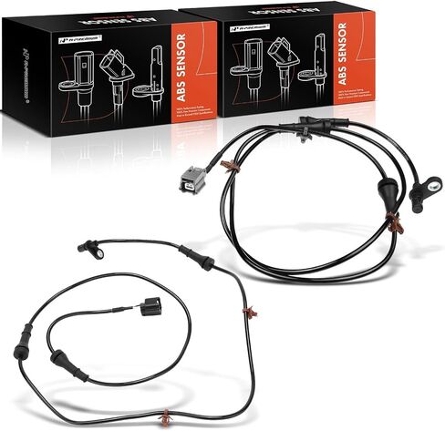 A-Premium ABS Wheel Speed Sensor Compatible with Nissan Models - NV200 2013-2019, L4 2.0L, Van - Rear Driver and Passenger Side, 2-PC Set, Replace# 47901-3LM0A, 47900-3LM0A in Saudi Arabia