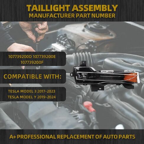 أضواء الضباب LED Dasbecan مع DRL متوافقة مع Tesla Model 3 2017-2023 Tesla Model Y 2019-2024 Pront Fog Lamplies Enluped#107739100d 107739100e in Kuwait