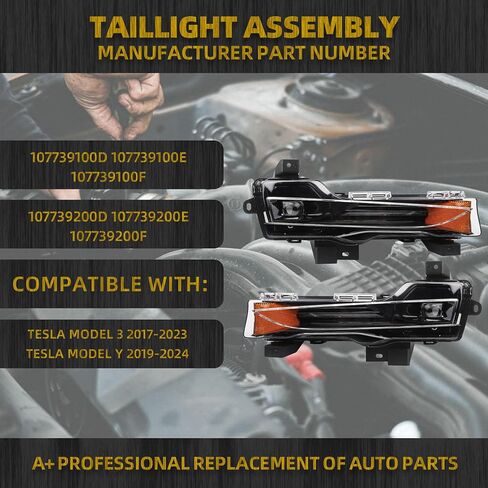 أضواء الضباب LED Dasbecan مع DRL متوافقة مع Tesla Model 3 2017-2023 Tesla Model Y 2019-2024 Pront Fog Lamplies Enluped#107739100d 107739100e in Kuwait