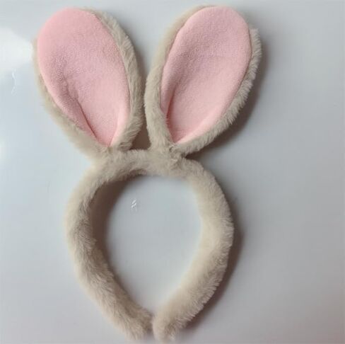 Bunny Ears Headband,Easter Plush Easter Rabbit Ears,Bunny Cosplay Costume Accessories for Kids and Adults in Saudi Arabia
