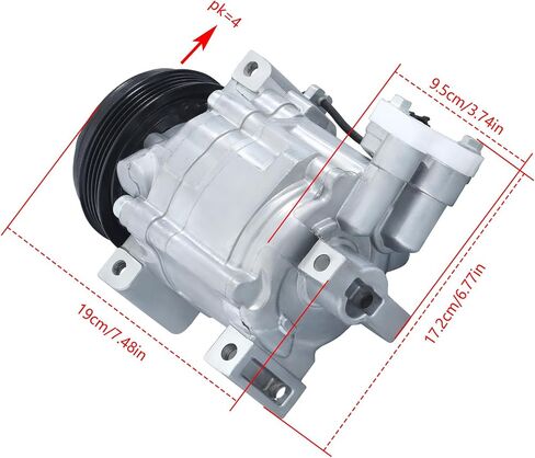 استبدال ضاغط AC لـ WRX/WRX STI 2013-2019 فورستر 2007-2013 IMPREZA 2008-2011 in Kuwait
