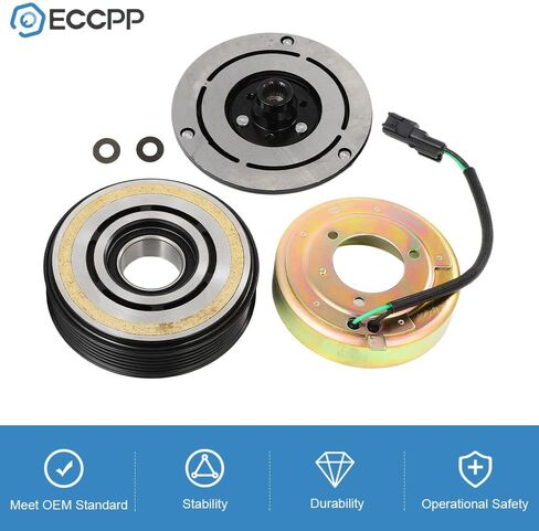 ECCPP A/C Compressor Clutch 2007-2011 Fit for Jeep Wrangler 3.8L AC Clutch in Saudi Arabia