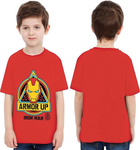 Marvel T-Shirt 3 Pack | Captain America, Hulk, Iron Man Avengers Shirt | Multipack Boys T Shirts for Summer in Saudi Arabia