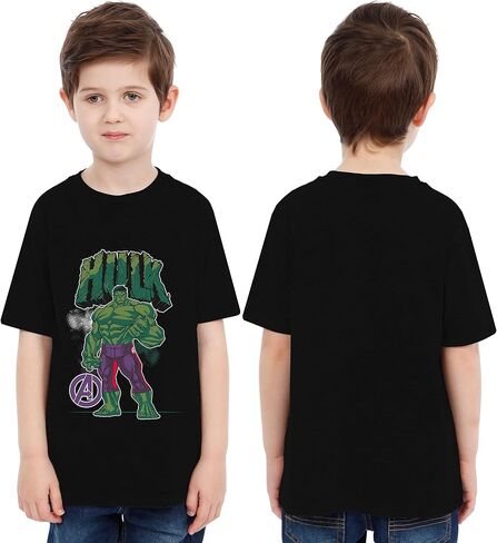Marvel T-Shirt 3 Pack | Captain America, Hulk, Iron Man Avengers Shirt | Multipack Boys T Shirts for Summer in Saudi Arabia