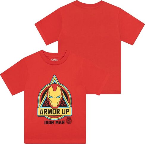 Marvel T-Shirt 3 Pack | Captain America, Hulk, Iron Man Avengers Shirt | Multipack Boys T Shirts for Summer in Saudi Arabia