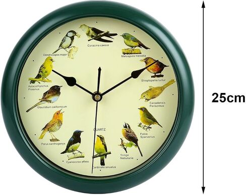 Bird Wall Clock Wall Hanging Clock Decor Decorative Clock Bird Clock with Sound for Kitchen in Saudi Arabia