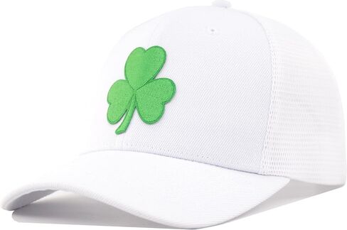 St Patricks Day Shamrock Hat for Men Women Green Clover Hats Baseball Caps Decor Accessories in Saudi Arabia