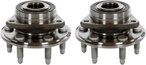 Autoshack Front Wheel Hub زوج من سائق 2 بديل من جانب الركاب لعام 2010 2011 2012 2012 2014 2015 2016 Cadillac SRX 2011 Saab 9-4x 2.8L 3.0L 3.6L V6 AWD FWD 6-LUG HB613291PR in Kuwait