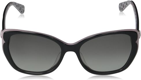 Kate Spade New York Men's Augusta/G/S Polarized Square Sunglasses, Black Pink/Wj Gray Sf Pz, 54/17/140 in Saudi Arabia
