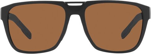 Native Man Sunglasses Matte Black Frame, Brown Lenses, 57MM in Kuwait
