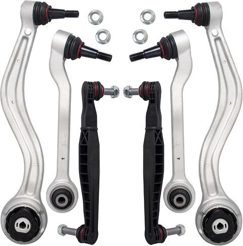 AUQDD 6Pc Suspension Kit (For RWD) Front Lower Control Arm Ball Joint Assembly Sway Link Fit For 2013-2019 Ca-dillac ATS, 2020-23 CT4 (No 3.6L) (# 23462009 23462008 23462000 23462001 K750672 K750673) in Saudi Arabia