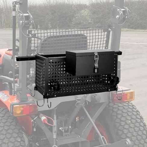 صينية صندوق أدوات الجرار العالمية شديدة التحمل - مرفق سلة جرار 24 × 10 × 10 بوصة للجرارات in Kuwait