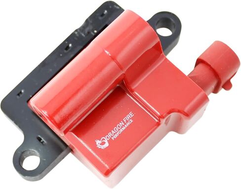 DRAGON FIRE PERFORMANCE Ignition Coil Power Pack Set Compatible With Escalade Silverado Avalanche Suburban Tahoe Sierra Yukon V8 99-09 REPLACES 82648 12558693 19418993 GN10298 D581 Oem Fit C271-DFx8 in Saudi Arabia