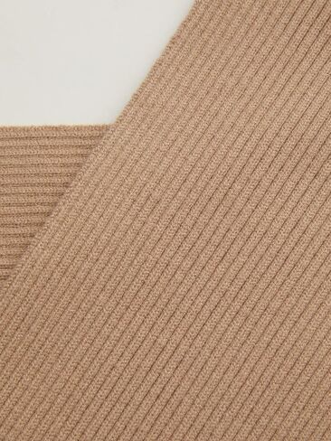CIDER Knitted Crop Top V Neck Solid Wrap Sleeveless Tank Top Texture Regular Fit Casual Knit Fabric in Saudi Arabia