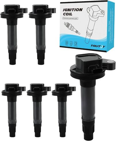 Set Of 6 UF823 Ignition Coil Pack (3.5L 3.7L) 2016-2020 For Ford Edge Explorer F150 Flex Mustang Police Taurus Transit,For Lincoln Confinental MKT MKX, Replace # SKIC508 DG563 in Saudi Arabia
