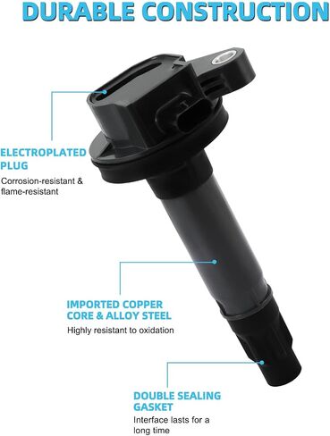 Set Of 6 UF823 Ignition Coil Pack (3.5L 3.7L) 2016-2020 For Ford Edge Explorer F150 Flex Mustang Police Taurus Transit,For Lincoln Confinental MKT MKX, Replace # SKIC508 DG563 in Saudi Arabia