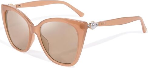 OPTOFENDY Sunglasses Womens Trendy Square Cat Eye Sun Glasses UV400 Protection, Shopping Cycling Driving in Saudi Arabia
