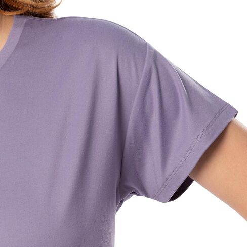 Fruit of the Loom Women's Drop Shoulder Tee and Convertible Waist Sleep Set in Kuwait