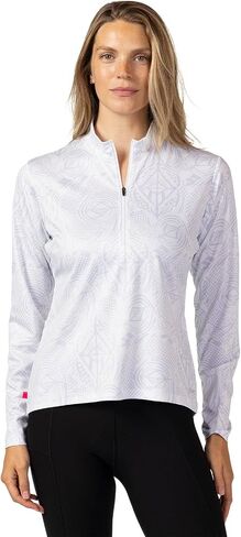 Terry Sunblocker Womens Long Sleeve Cycling Jersey Bike Apparel Moisture Wicking Upf 50+ Sun Top ، العادية و Plus in Saudi Arabia