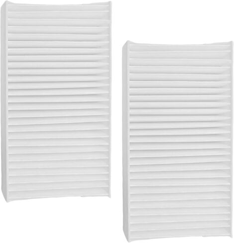 2pcs Car Cabin Air Filter Compatible with BMW X3 X4 xDrive28i 2.0L 3.0L 2011-2018,for X4 xDrive35i 2015-2016 3.0L,for X4 M40i 2016-2018 3.0L Replace 64119237159 green and white (2pcs White) in Kuwait
