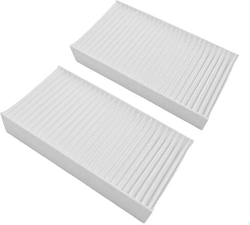 2pcs Car Cabin Air Filter Compatible with BMW X3 X4 xDrive28i 2.0L 3.0L 2011-2018,for X4 xDrive35i 2015-2016 3.0L,for X4 M40i 2016-2018 3.0L Replace 64119237159 green and white (2pcs White) in Kuwait