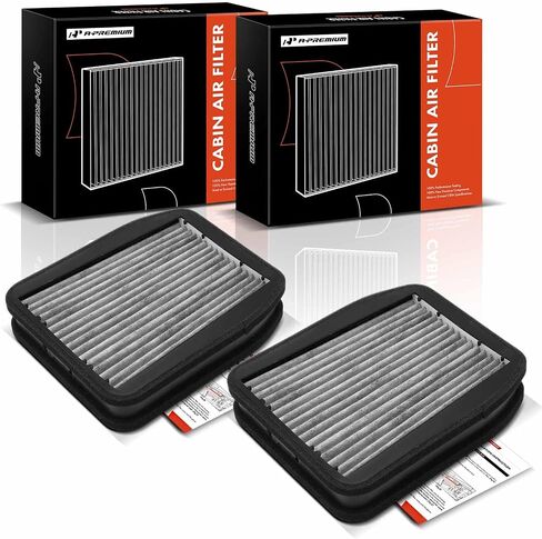 A-Premium 2-PC Cabin Air Filter with Activated Carbon Compatible with Mercedes-Benz E350 2006-2009, E320 2003-2009, E500/E55 AMG 2003-2006, E63 AMG/E550 2007-2009 in Saudi Arabia