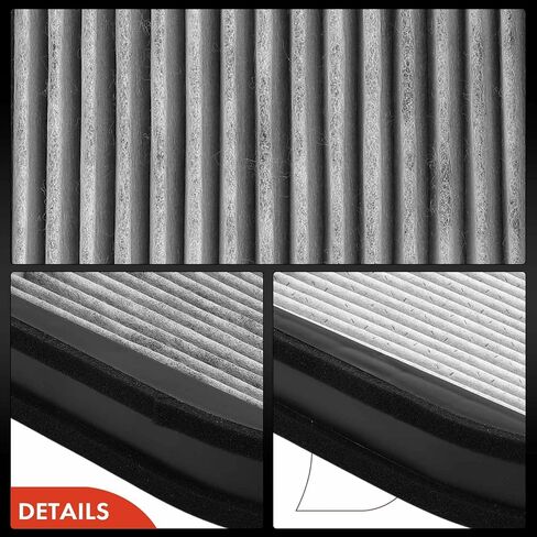 A-Premium 2-PC Cabin Air Filter with Activated Carbon Compatible with Mercedes-Benz E350 2006-2009, E320 2003-2009, E500/E55 AMG 2003-2006, E63 AMG/E550 2007-2009 in Saudi Arabia