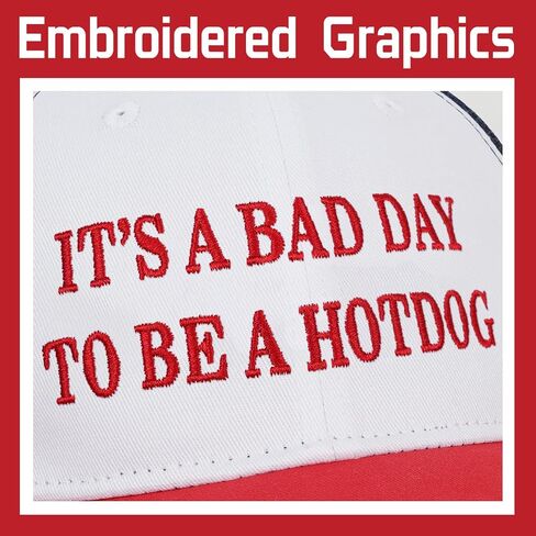 إنه يوم سيء ليكون قبعة قبعة Hotdog مطرزة قبعة snapback in Kuwait