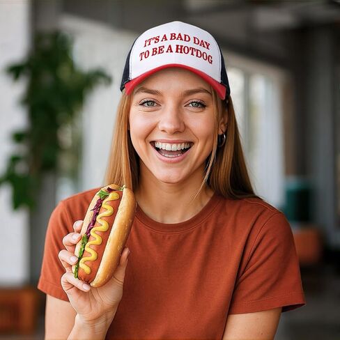 إنه يوم سيء ليكون قبعة قبعة Hotdog مطرزة قبعة snapback in Kuwait