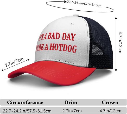 إنه يوم سيء ليكون قبعة قبعة Hotdog مطرزة قبعة snapback in Kuwait