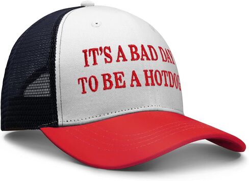 إنه يوم سيء ليكون قبعة قبعة Hotdog مطرزة قبعة snapback in Kuwait