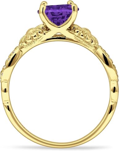 OMRANII Vintage Style Sunflower Marquise Shape Round Cubic Zirconia Wedding Engagement Ring Solid 925 Sterling Silver in Saudi Arabia