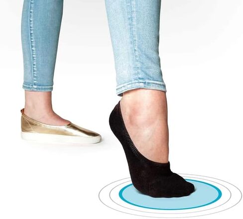 Sheec No Show Socks Active للنساء-بطانات رقيقة وذات تنفس ودائمة للأحذية الرياضية وأحذية القوارب-ملائمة دافئة ، تصميم غير انزلاق in Saudi Arabia