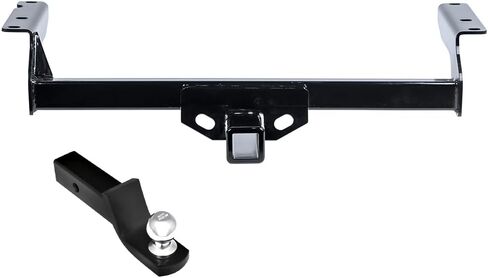 Armordillo Class 3 Trailer Hitch 2 بوصة مستقبل مع جبل محمّل للكرة | متوافق مع 2020-2025 Ford Escape/Lincoln Corsair | 8736166 | Tow Hitch | Gloss Black in Kuwait