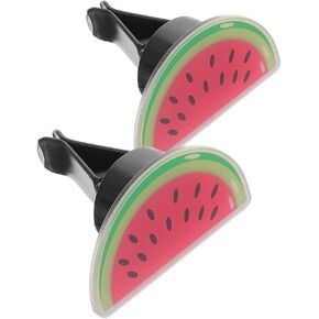 2 Pcs Car Air Vent Clips, Watermelon Air Freshener Clips for Car Interior Decorations, Aroma Perfume Clips for Car Air Vent in Saudi Arabia
