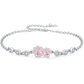 سوار حيواني 925 الفضة الإسترليني الفضية Axolotl/Ladybug/Owl/Dove سوار قابل للتعديل هدية مجوهرات الحيوانات للنساء التخرج الذكرى السنوية in Kuwait