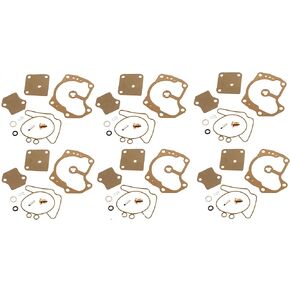 Johnson Evinrude 6 Pack Carburetor Carb Rebuild Kit V6 Looper 250 275 300 HP in Kuwait