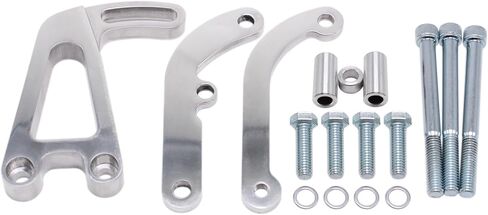 Polished Aluminum Power Steering Bracket Kit 262-400 for LWP Chevy SBC Small Block in Kuwait