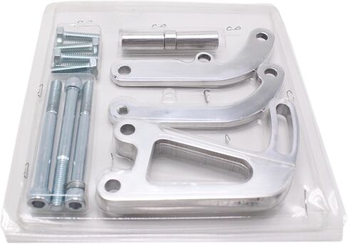 Polished Aluminum Power Steering Bracket Kit 262-400 for LWP Chevy SBC Small Block in Kuwait