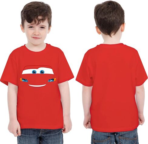 Disney Cars Shirt | Lightning McQueen Tshirt | Cars Boys T-Shirts | Boys' T-Shirts Pack of Two in Saudi Arabia