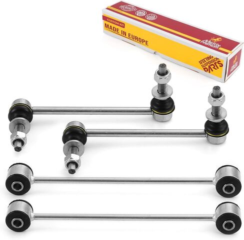 Metrix Premium Chassis Parts - 4 PC Front & Rear Sway Bar Stabilizer End Link Kit Fits 05-22 Chrysler 300 RWD, 05-08 Dodge Magnum, 06-22 Charger, 08-22 Challenger, K80822 K80823, K7470, Made in Europe in Saudi Arabia