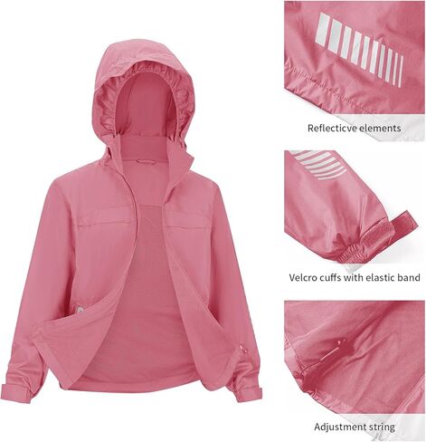 SWISSWELL Kids Rain Gear Boys Girls Waterproof Rain Suit Breathable Raincoat Rain Jacket Pants in Kuwait