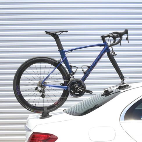 Seasucker Talon Single Bike Rack للسيارات - الولايات المتحدة الأمريكية مصنوعة على رفوف - سيارات الدفع الرباعي ، سيدان ، هاتشباك ، RV ، BMW ، هوندا ، تسلا ، مازدا وكل سيارة أخرى - لا يوجد حبل ، آمن بنسبة 100 ٪ ، أضرار الصفر ، حاملة سفر صديقة للسفر in Kuwait