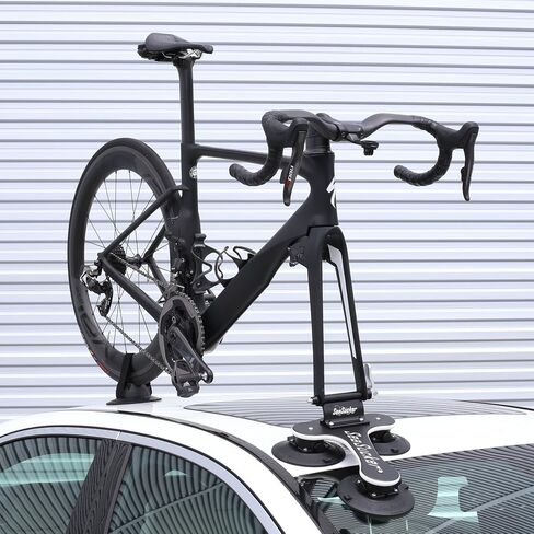 Seasucker Talon Single Bike Rack للسيارات - الولايات المتحدة الأمريكية مصنوعة على رفوف - سيارات الدفع الرباعي ، سيدان ، هاتشباك ، RV ، BMW ، هوندا ، تسلا ، مازدا وكل سيارة أخرى - لا يوجد حبل ، آمن بنسبة 100 ٪ ، أضرار الصفر ، حاملة سفر صديقة للسفر in Kuwait