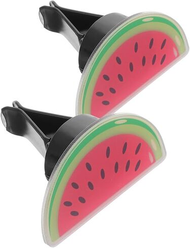 2 Pcs Car Air Vent Clips, Watermelon Air Freshener Clips for Car Interior Decorations, Aroma Perfume Clips for Car Air Vent in Saudi Arabia