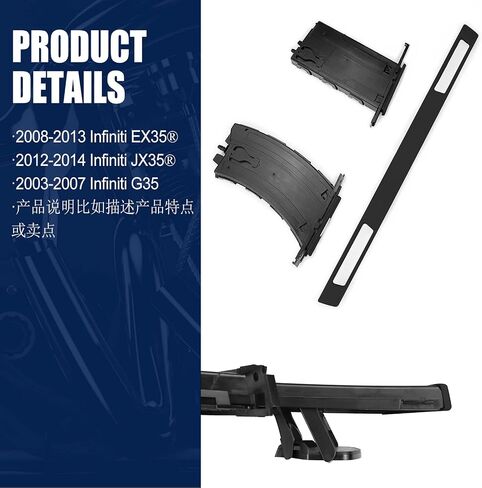 حامل الكأس الغواصين وجانب الركاب القابل للسحب (3pcs) مجموعة متوافقة مع 2006-2013 BMW E90 E91 E92 E93 51459173469 51459173463 51457138797 Black in Saudi Arabia