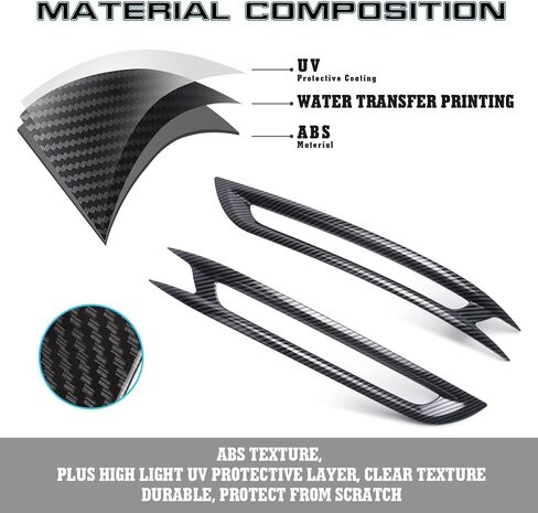 x xotic tech Rear Bumper Reflector Fog Bezel Cover Trim, Glossy Black, Compatible with Honda Civic 11th Gen 2022 2023 2024 2025 in Saudi Arabia