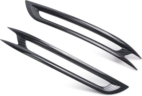 x xotic tech Rear Bumper Reflector Fog Bezel Cover Trim, Glossy Black, Compatible with Honda Civic 11th Gen 2022 2023 2024 2025 in Saudi Arabia