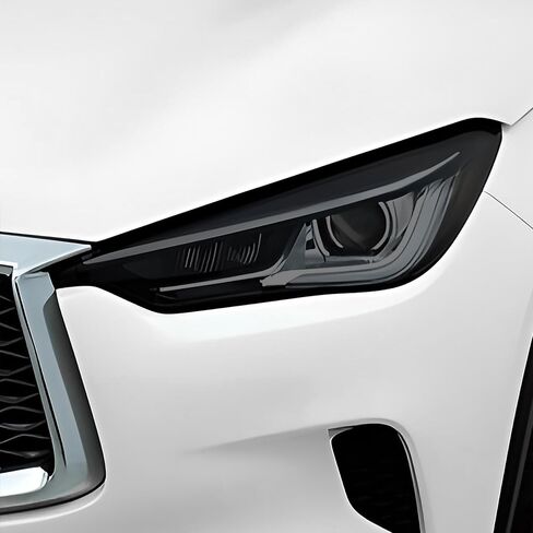 BOGAR TECH DESIGNS Full Headlight Head Light Tint Kit Compatible with Infiniti QX50 2019-2025, Light Smoke in Saudi Arabia