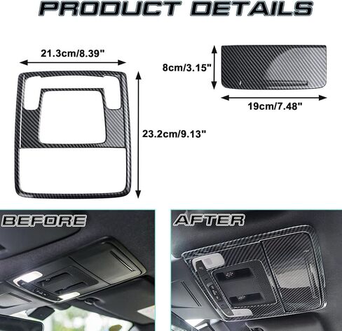 X Xotic Tech Interior Resident Resident Cover Cover ، نمط ألياف الكربون ، متوافق مع Honda Civic 11th Gen 2022 2023 2024 2025 in Saudi Arabia